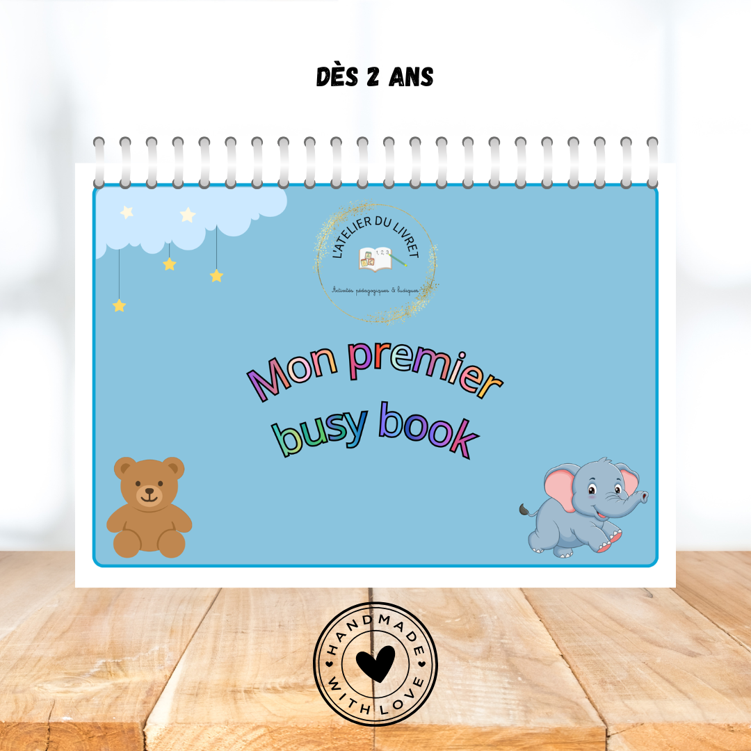 Busy book - Mon premier livret d'activités dès 2 ans