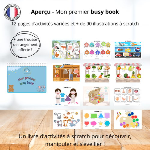 Busy book - Mon premier livret d'activités dès 2 ans