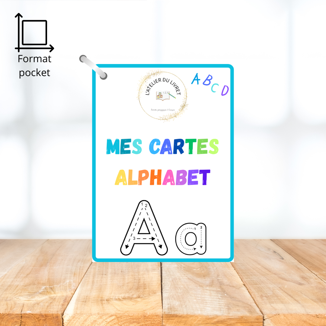 Mémo - Cartes alphabet à tracer
