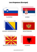 Fiche - Les drapeaux 4 (Europe)