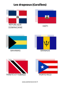 Fiche - Les drapeaux (les Caraïbes)
