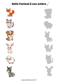 Fiche - Les animaux et leurs ombres