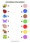 Fiche - Les animaux et les couleurs