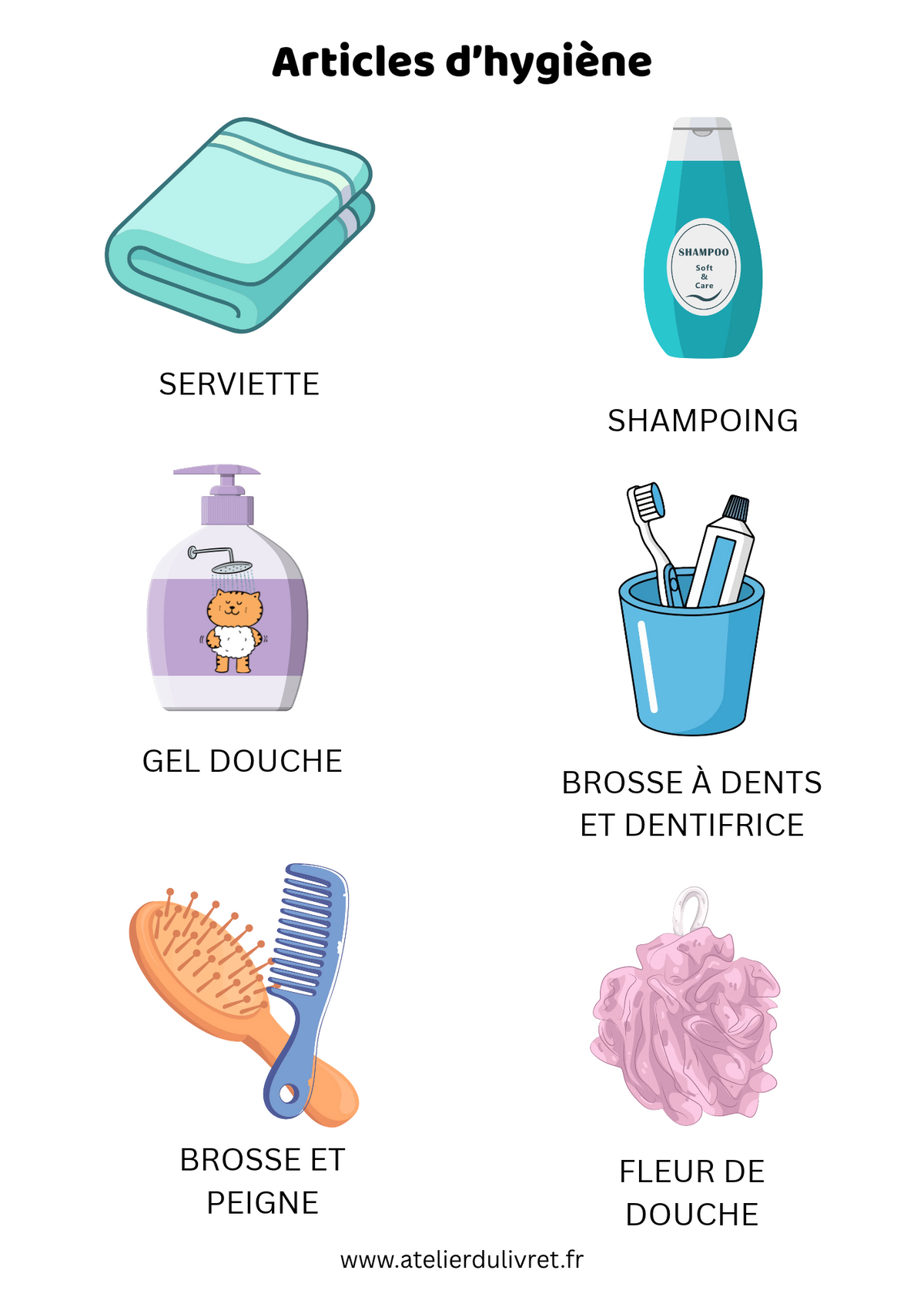 Fiche - Les articles d'hygiène