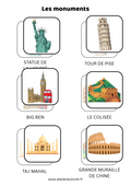 Fiche - Les monuments du monde