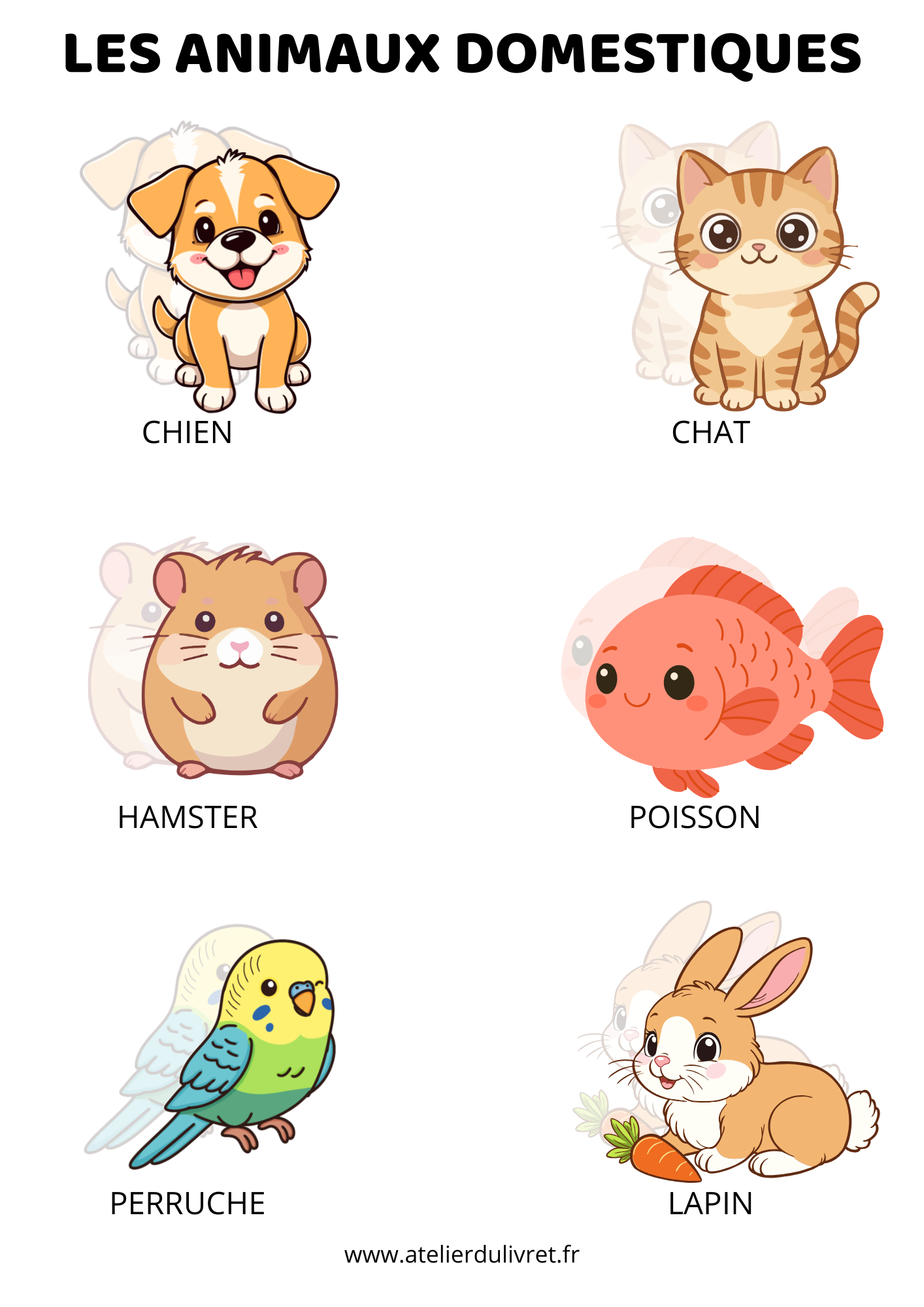 Fiche - Les animaux domestiques