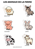 Fiche - Les animaux de la ferme