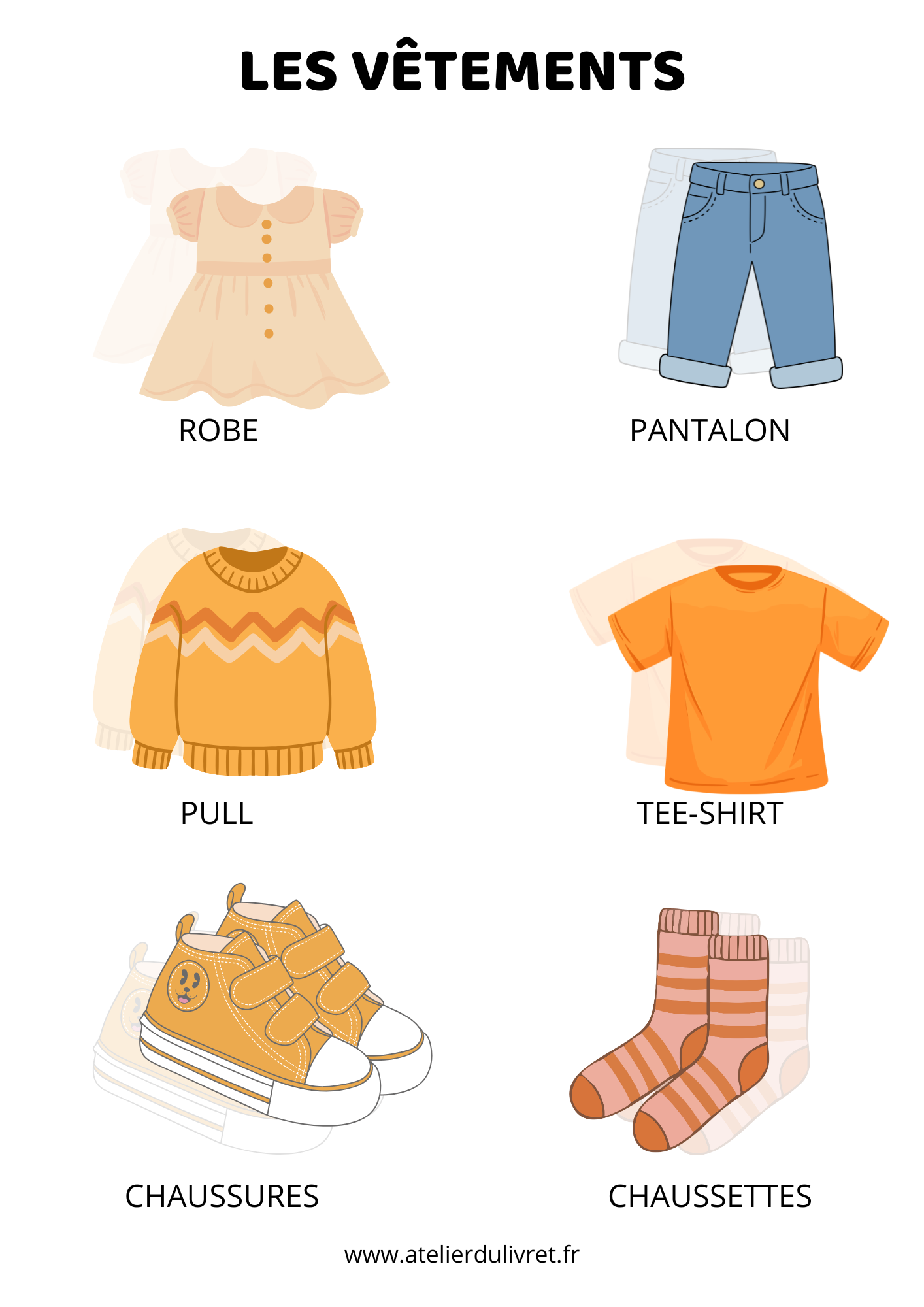 Fiche - Les vêtements