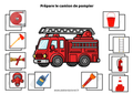 Fiche - Le camion de pompiers