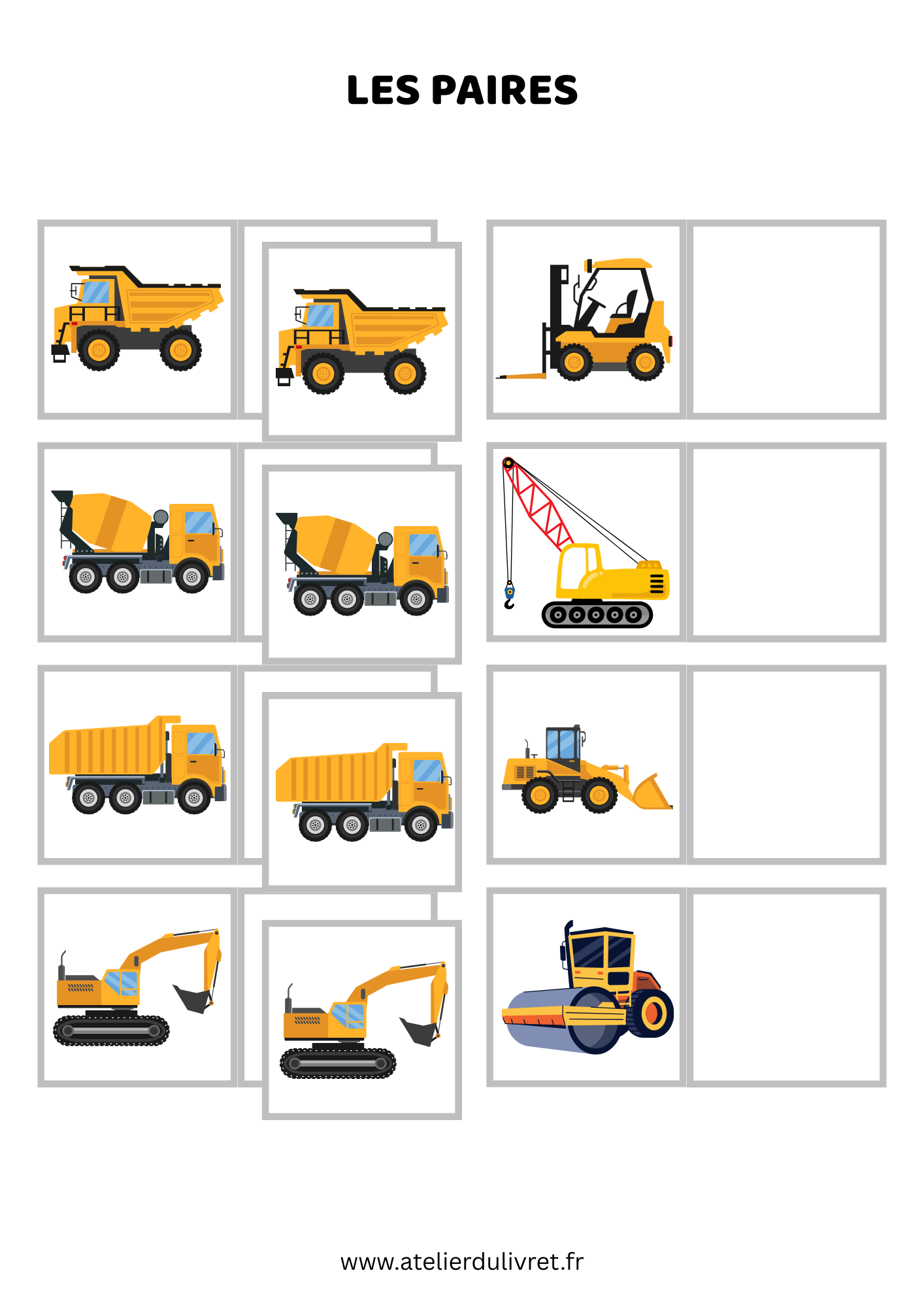 Fiche - Les paires (chantier)