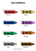 Fiche - Les couleurs (feutres)
