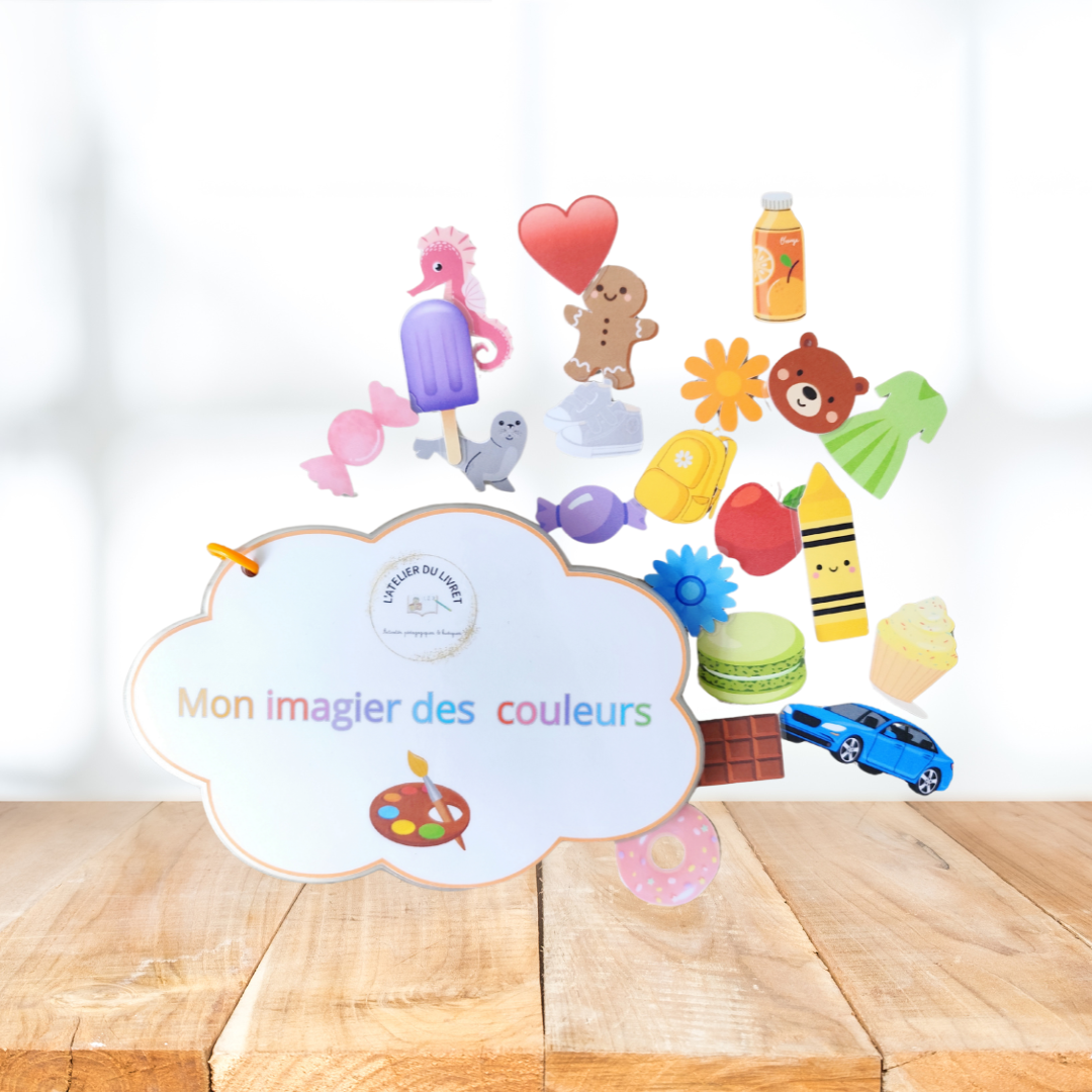 Imagier nuages dès 2 ans - Les couleurs