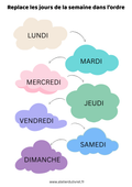 Fiche - Les jours de la semaine