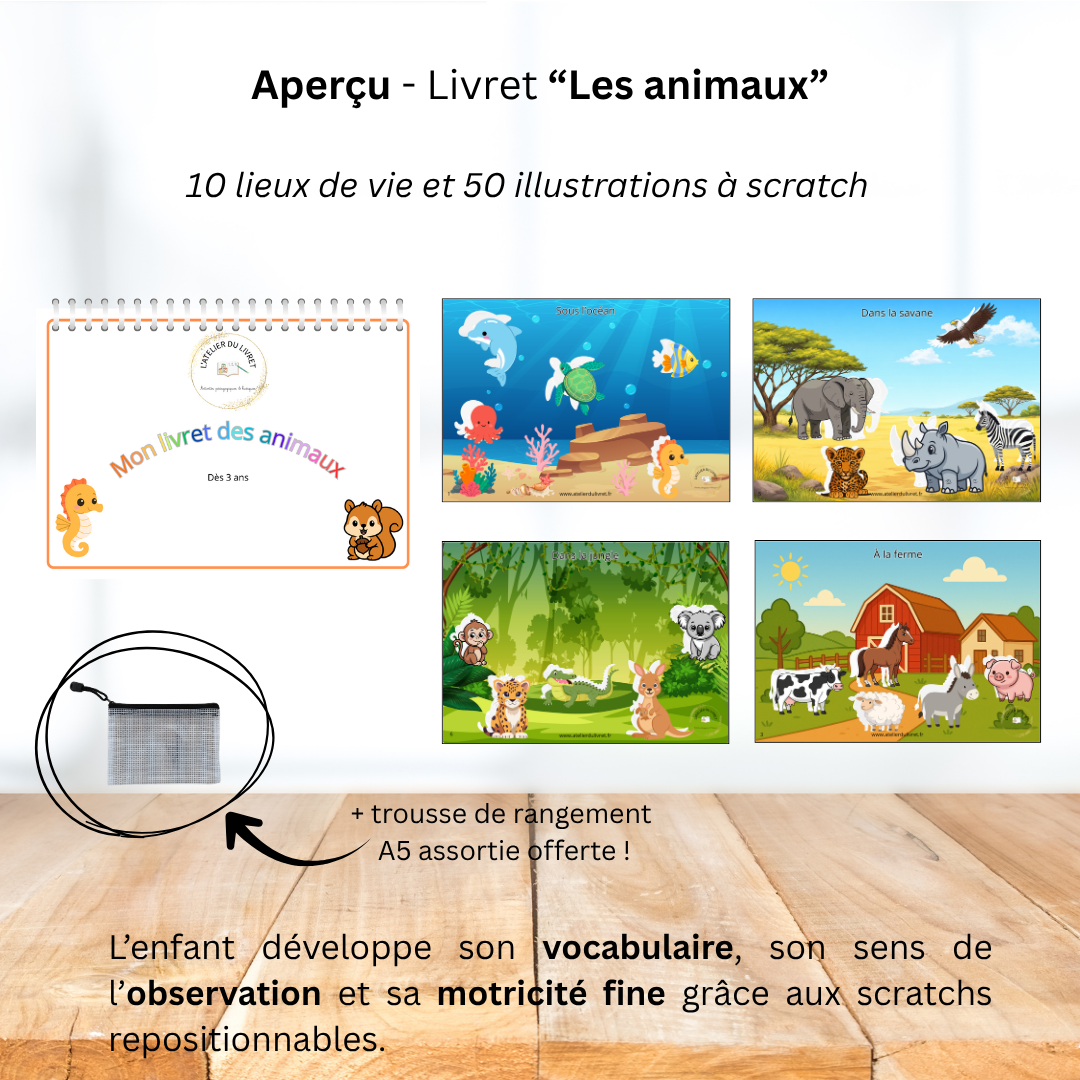 Livret d'activités - Les animaux