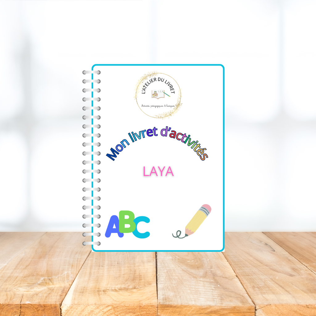 Livret d'activités personnalisé - Mon prénom