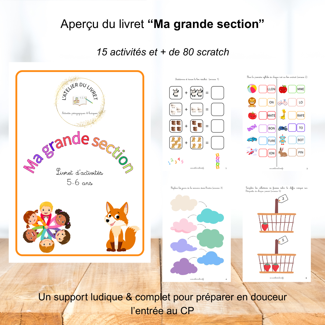 Livret d'activités - Ma grande section