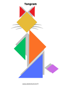 Fiche - Le tangram du chat