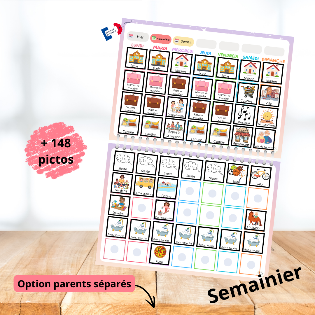 Mon semainier / planning