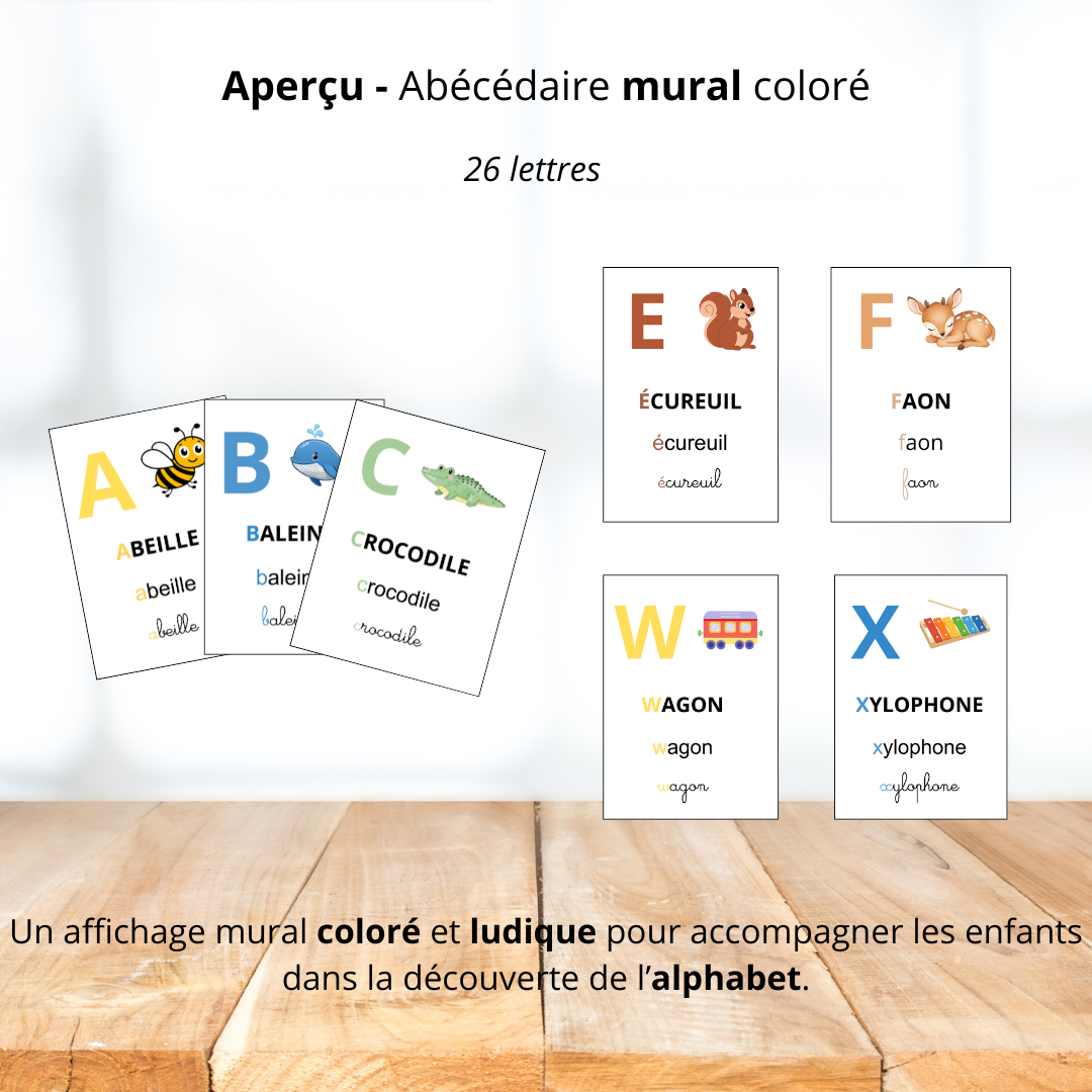 Affichage - Abécédaire A5