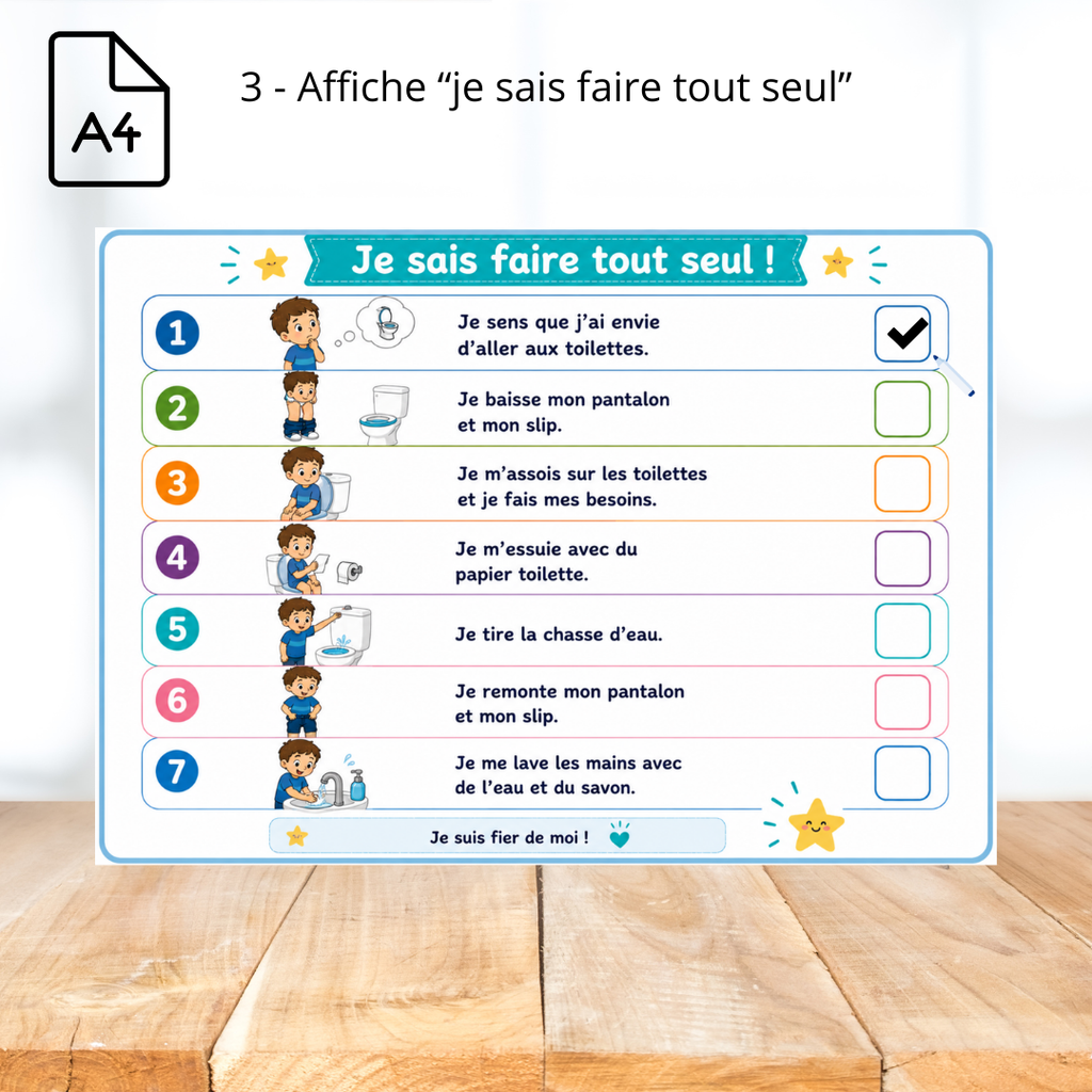 Coffret / Box - "Je deviens grand(e)" (acquisition propreté)