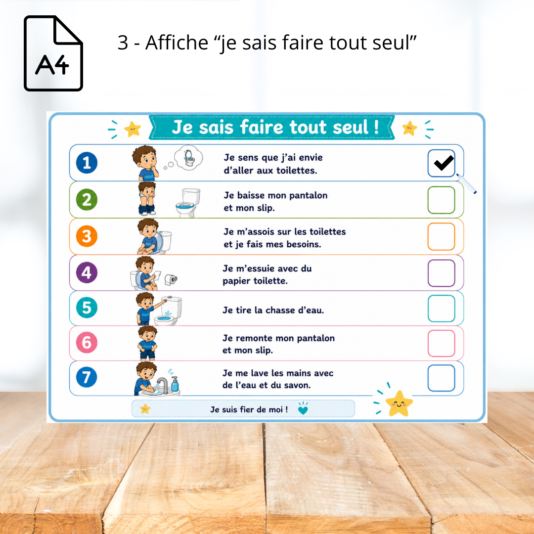 Coffret / Box - "Je deviens grand(e)" (acquisition propreté)