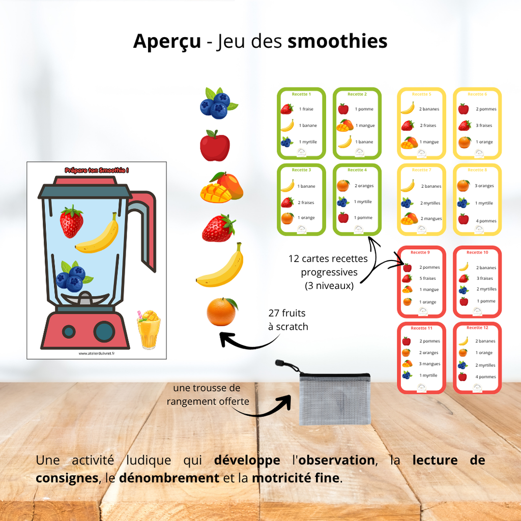 Jeu - Prépare ton smoothie