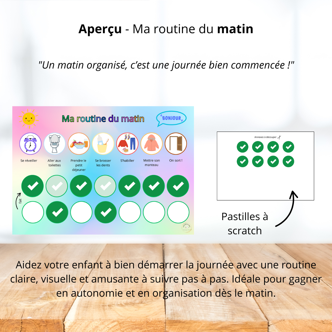 Routine du matin