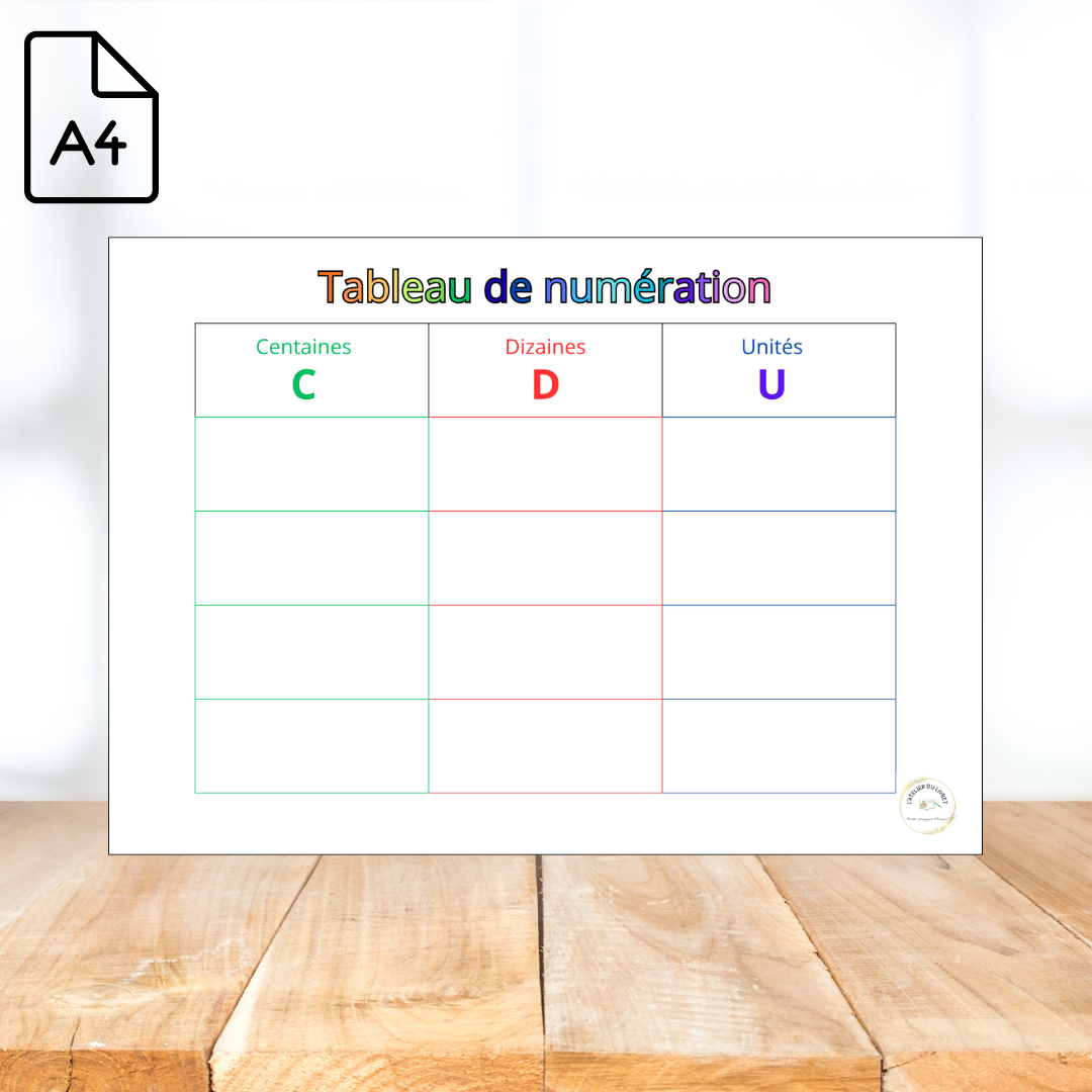Tableaux de numération