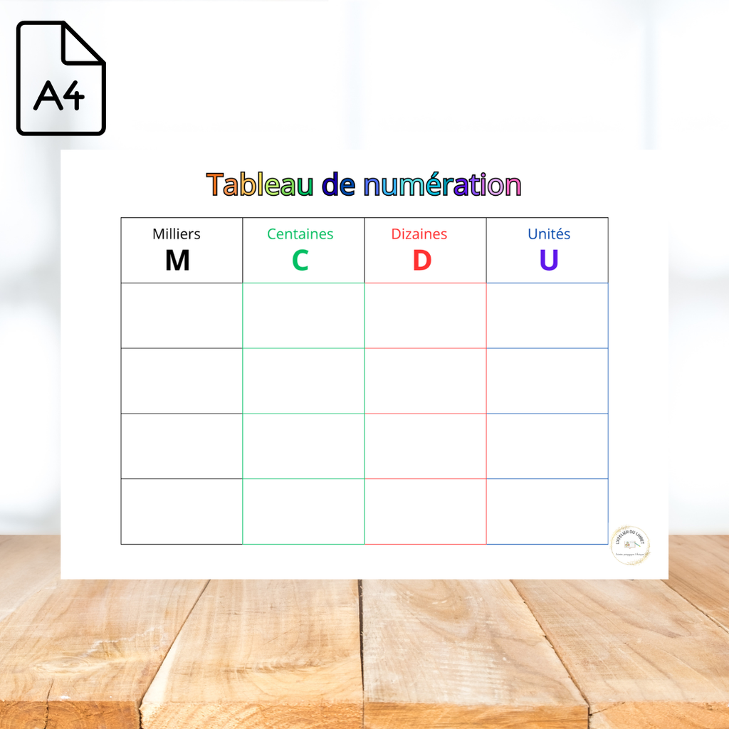 Tableaux de numération