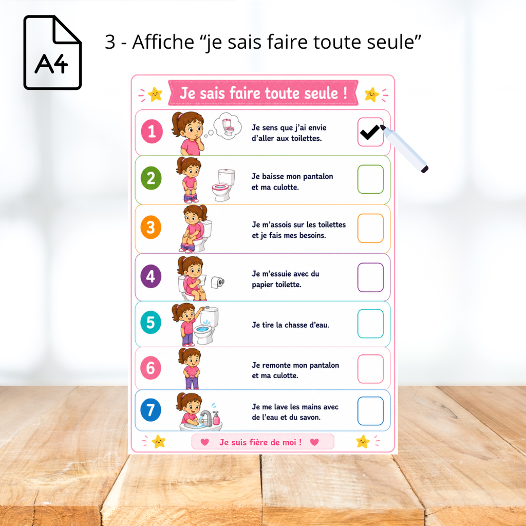 Coffret / Box - "Je deviens grand(e)" (acquisition propreté)
