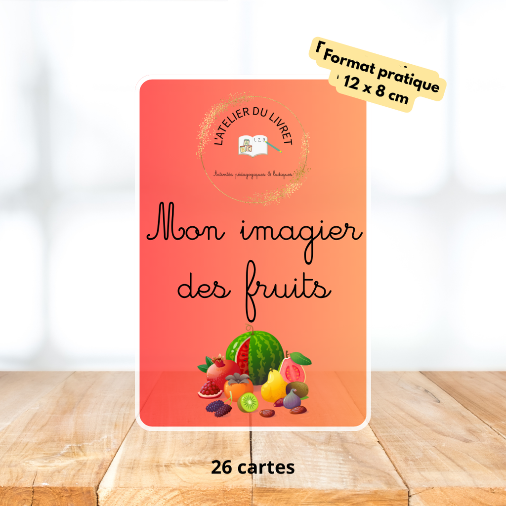 Imagier dès 16 mois - Les fruits