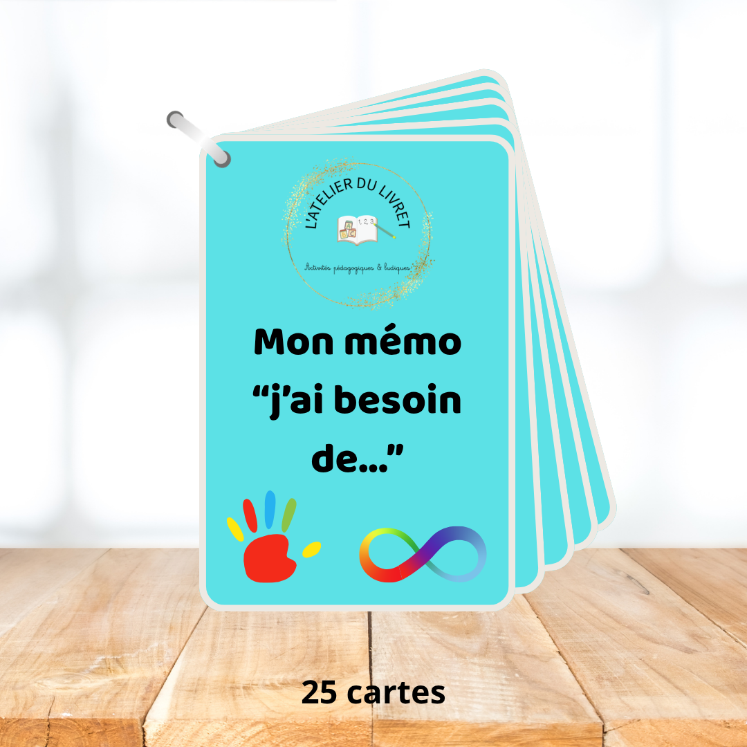 Imagier - Mémo de communication "j'ai besoin de..."