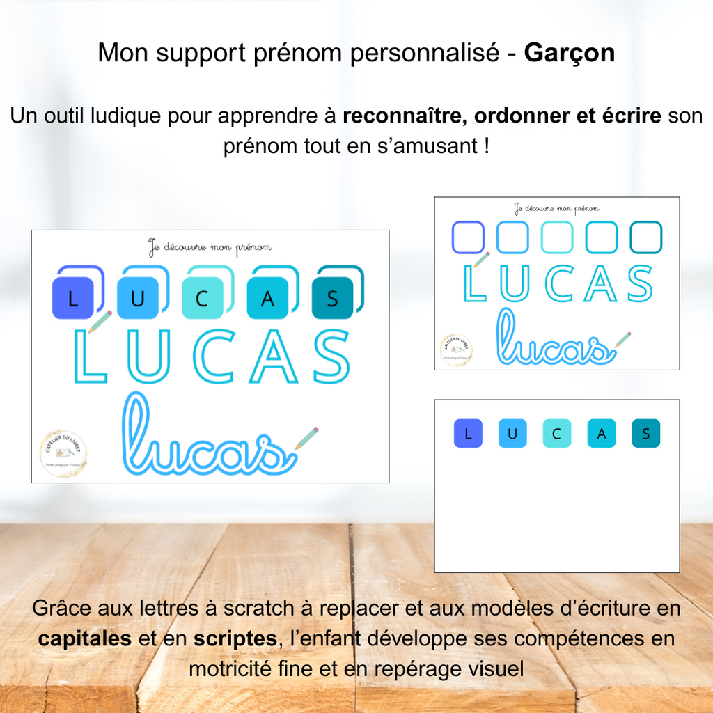 Planche "Mon prénom"