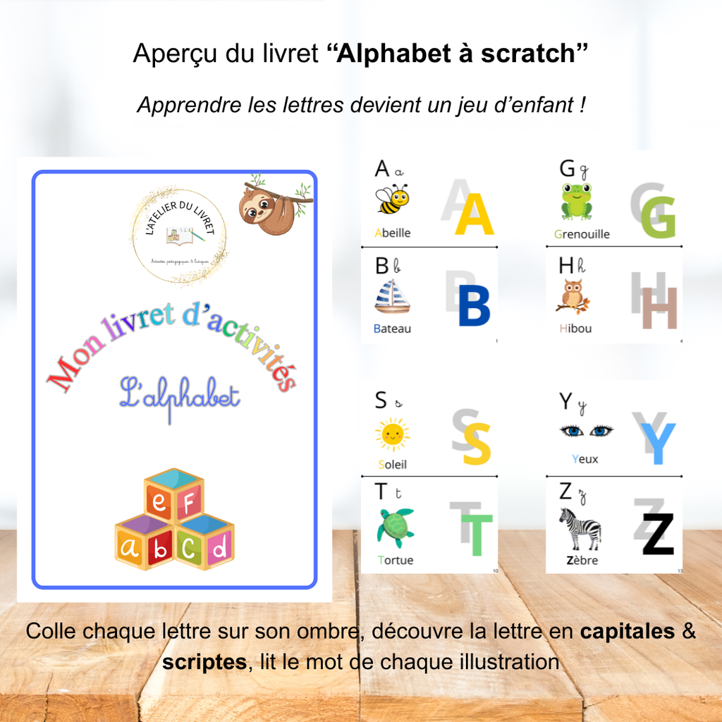 Livret d'activités - L'alphabet à scratchs