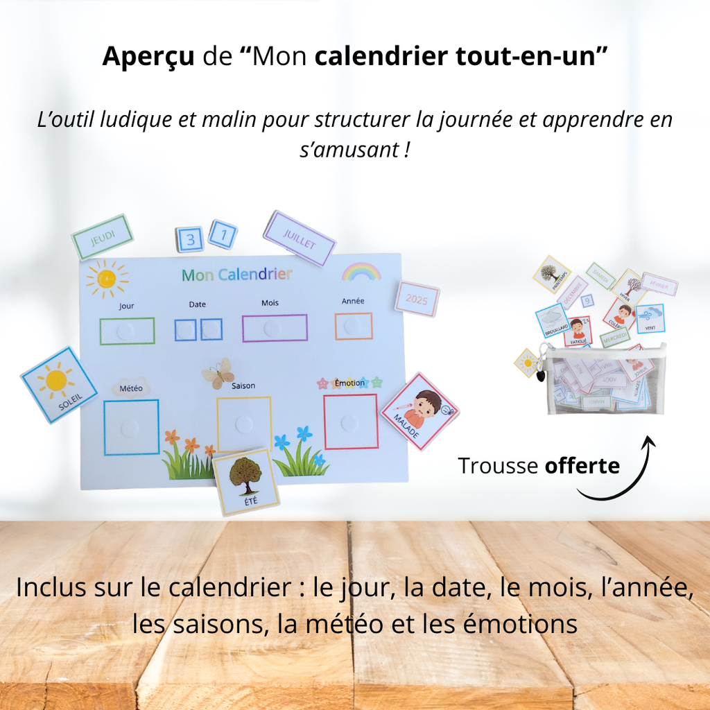 Affichage - Calendrier tout-en-un