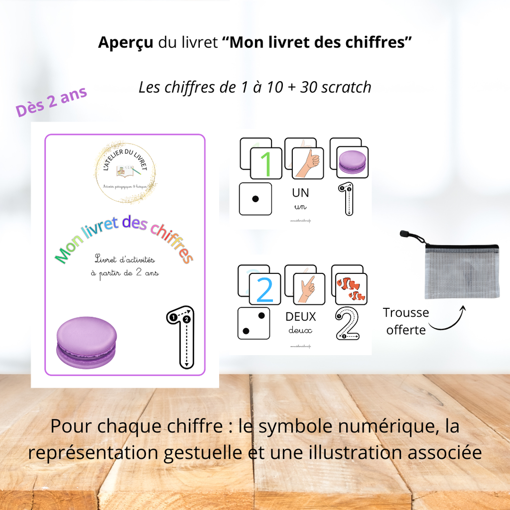 Livret d'activités dès 2 ans - Les chiffres