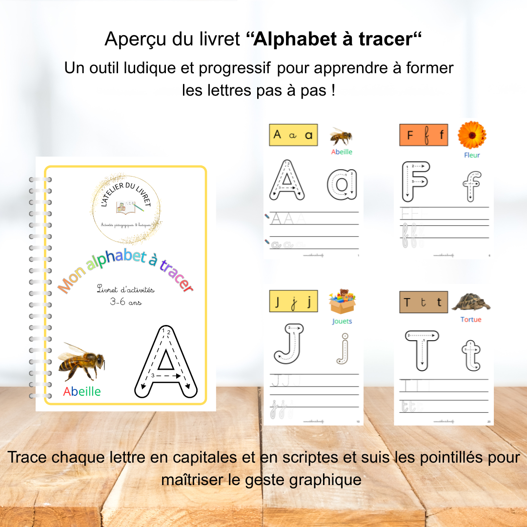 Livret d'activités - L'alphabet à tracer