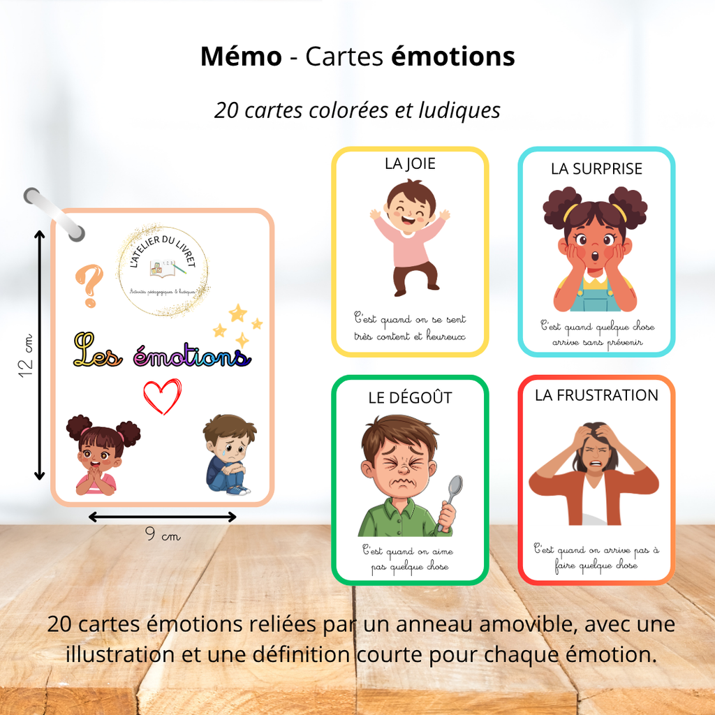 Imagier dès 2 ans - Les émotions