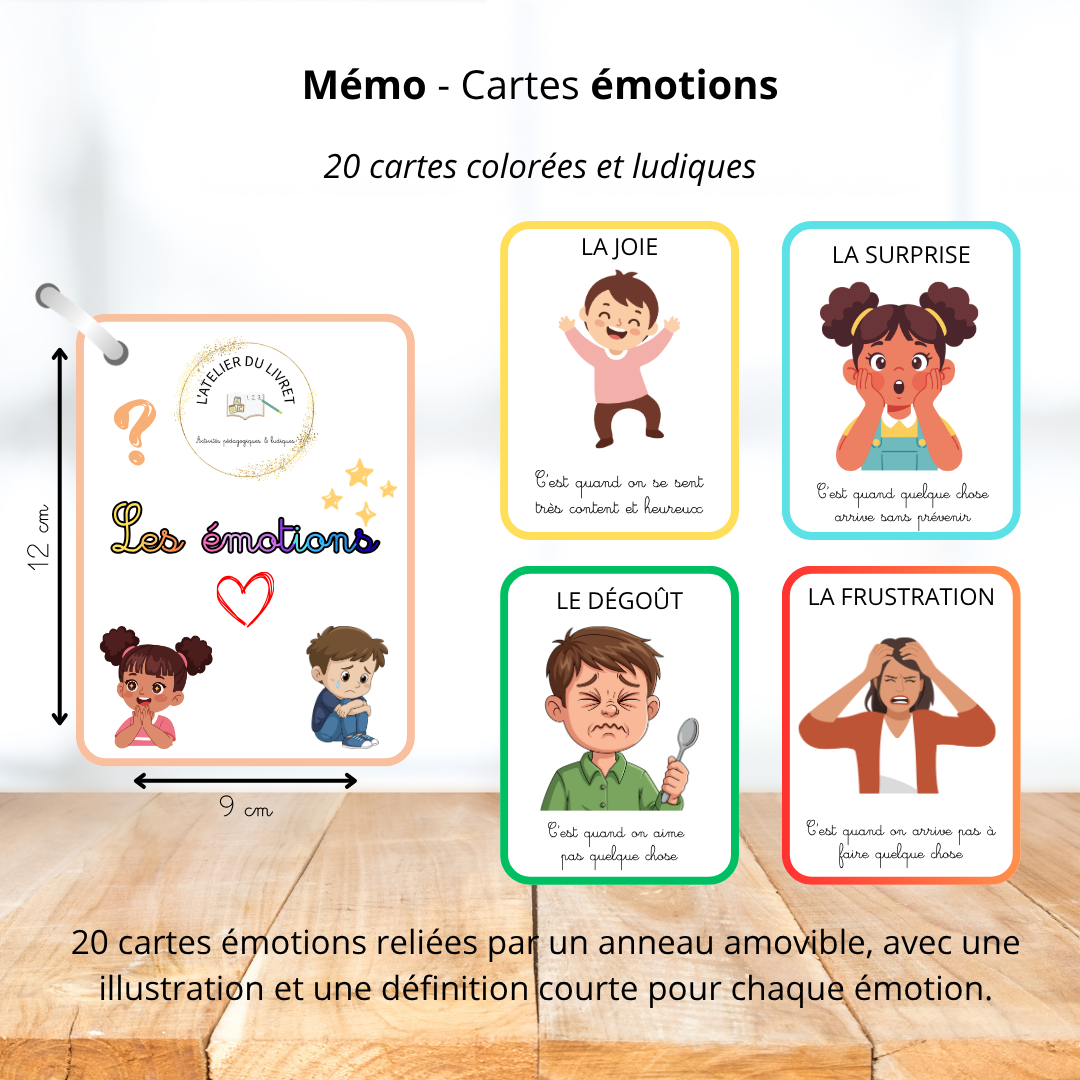 Imagier dès 2 ans - Les émotions