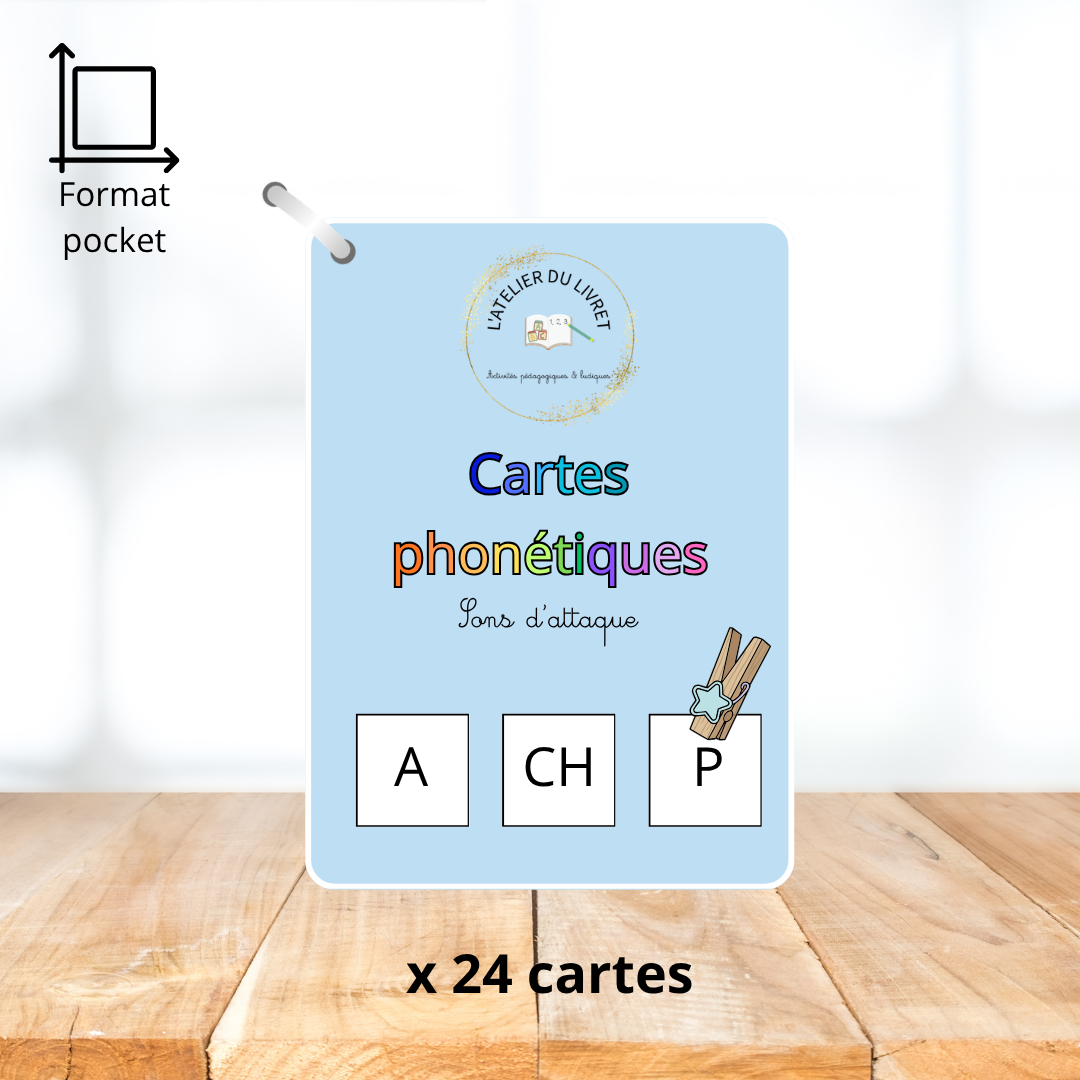 Mémo - Cartes phonétiques à pince
