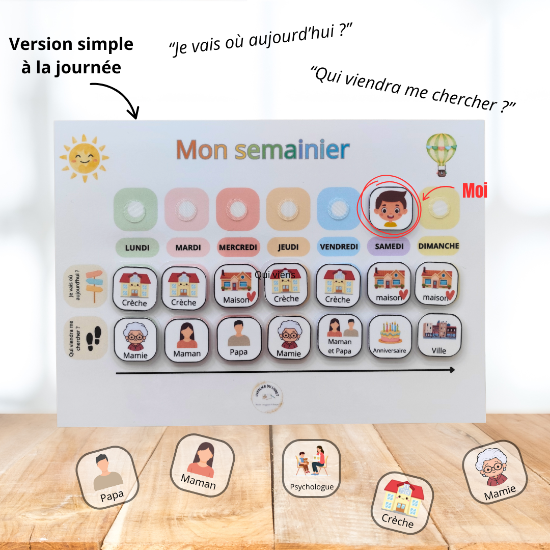 Mon premier semainier