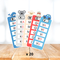 Syllabaire - cartes de lecture
