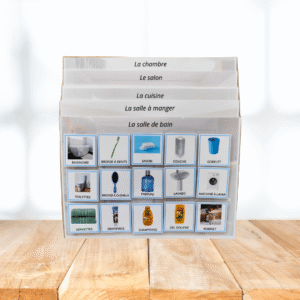 Jeu éducatif - Les pièces de la maison