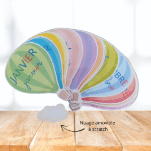 Montgolfières des mois de l'année