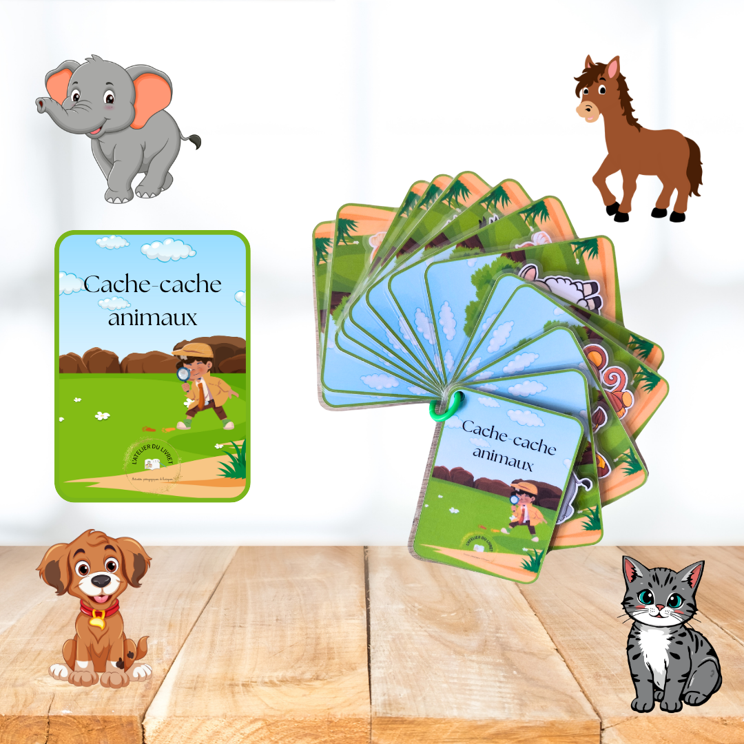 Jeu cache-cache animaux