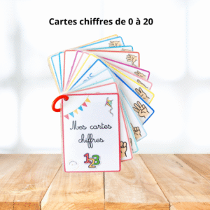 Cartes chiffres de 0 à 20