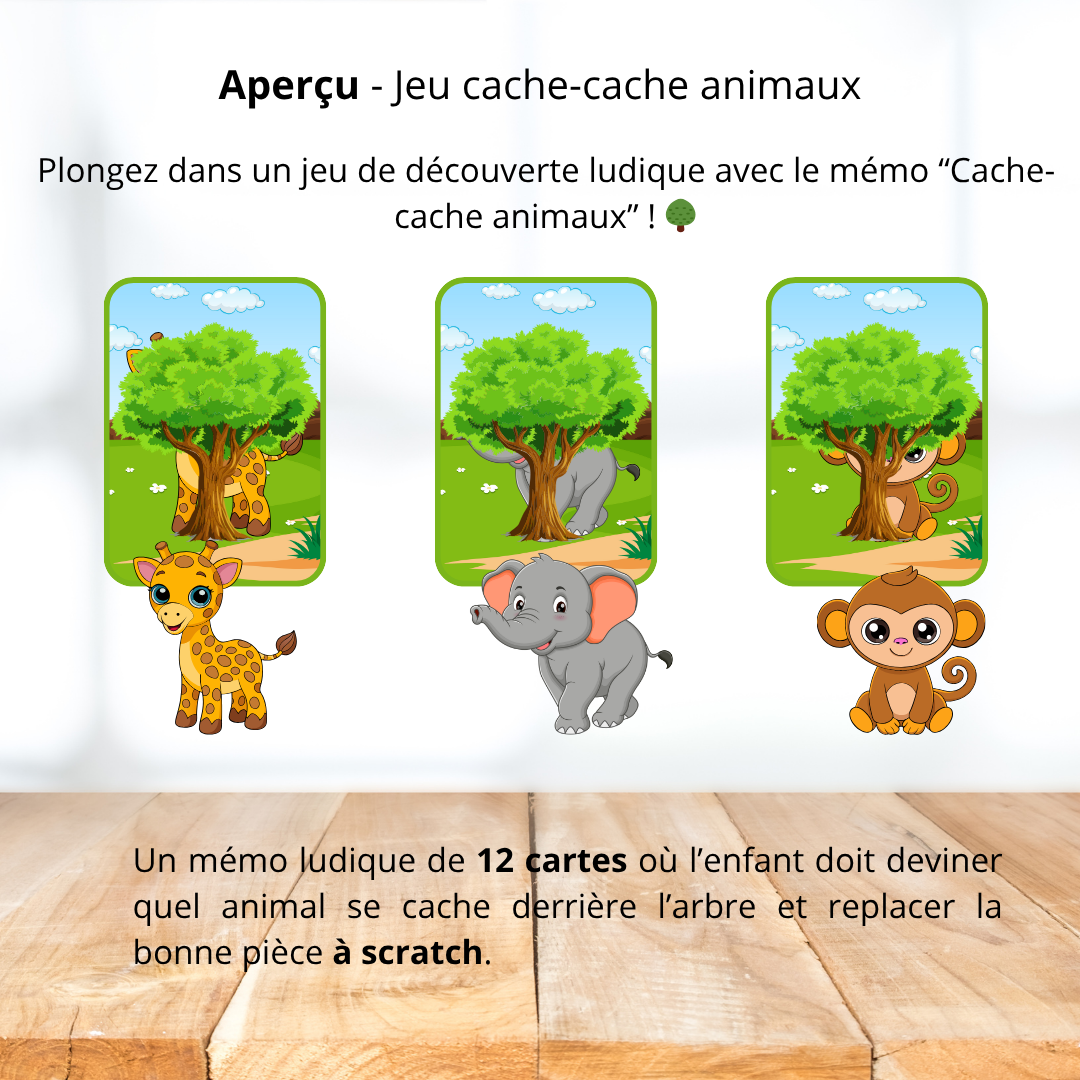 Jeu cache-cache animaux – Image 3