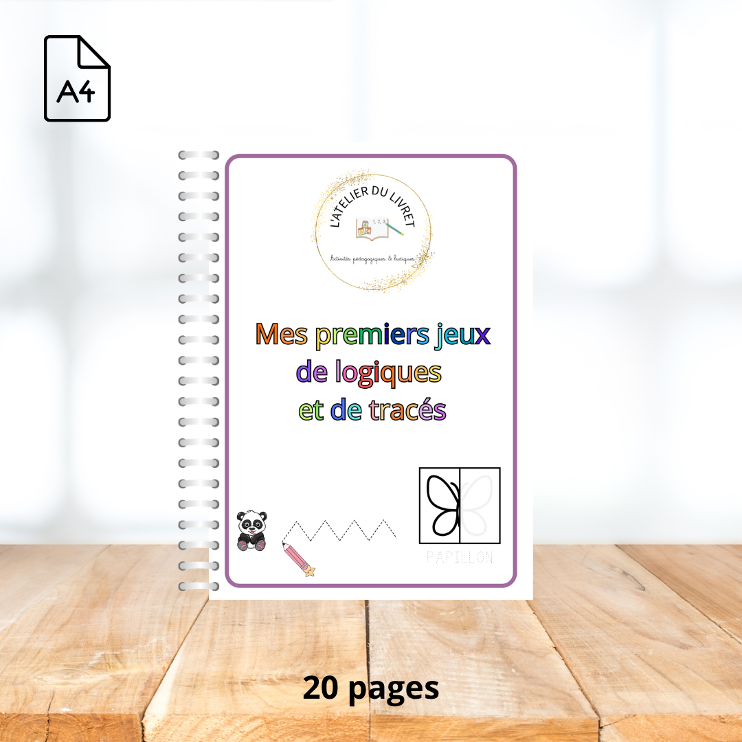 Livret d'activités - Mes premiers jeux de logiques et de tracés